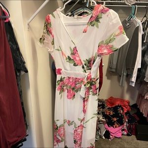 Maxi flower dress